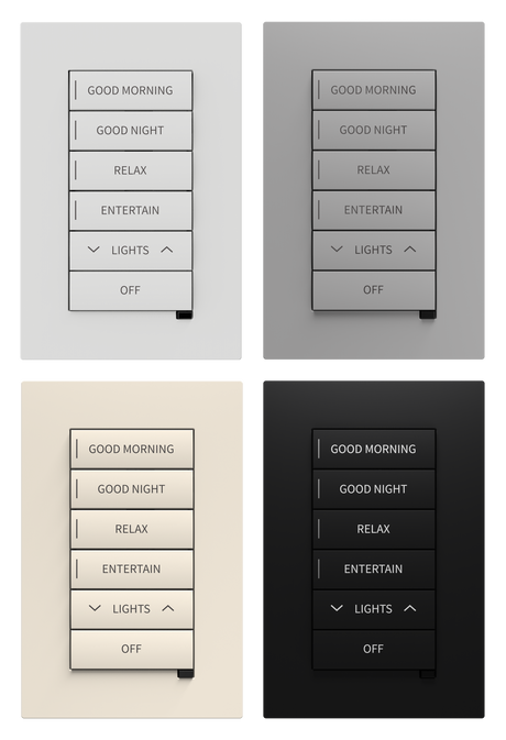 Crestron CM2-KPFCN ENGRAVED – Cameo 2 Flush Keypad with Cresnet, Full Keypad, Custom Engraved Lighting Controls Crestron