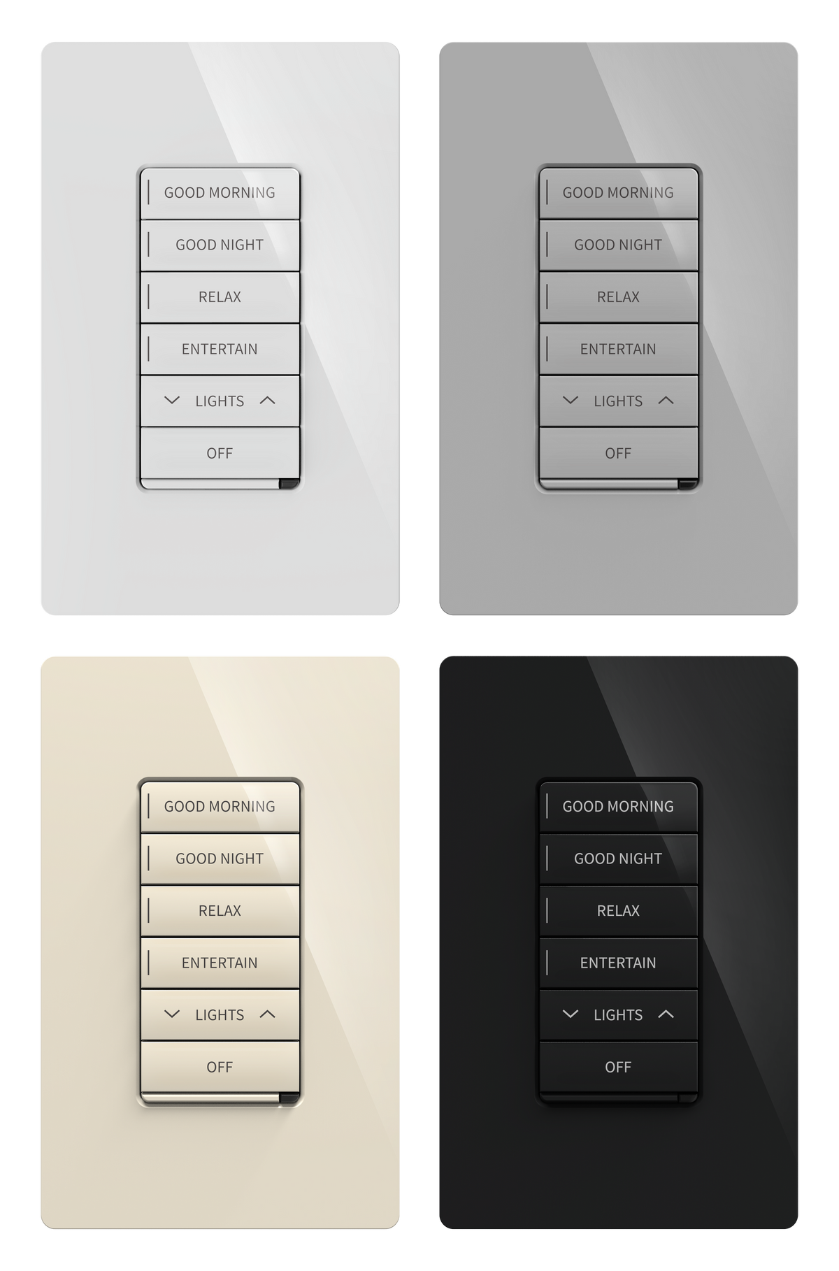 Crestron CM2-KPCN ENGRAVED – Cameo 2 Flush-Mount Keypad, Basic Control, Engraved Crestron
