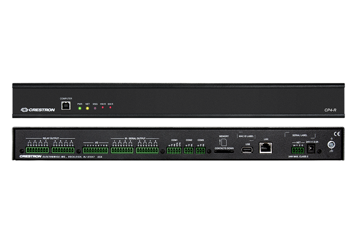 Crestron CP4-R – 4-Series Control Processor for Crestron Home OS Crestron