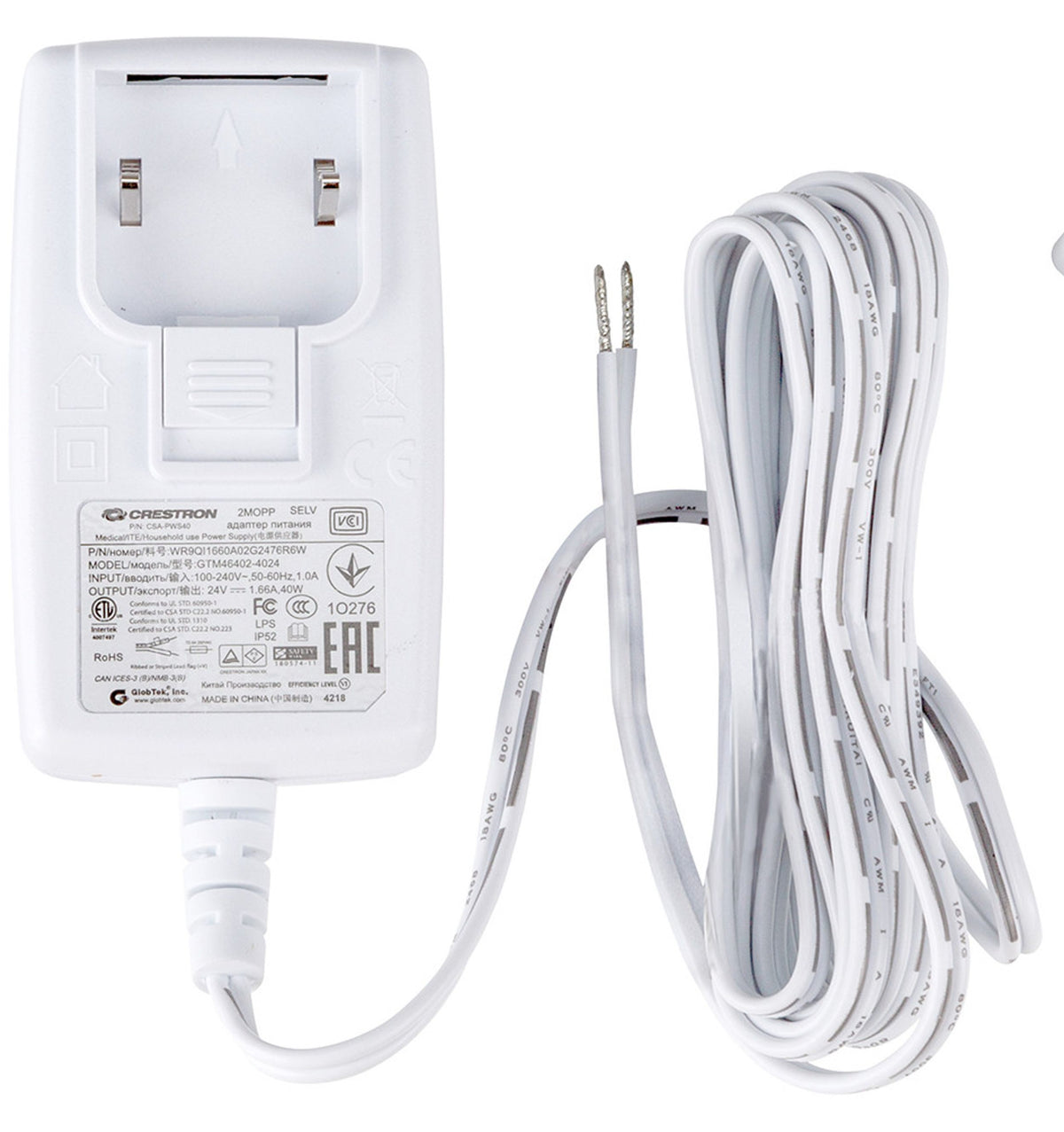 Crestron CSAI-PWS40 – Shade Actuator Interface, 40W Power Supply Crestron
