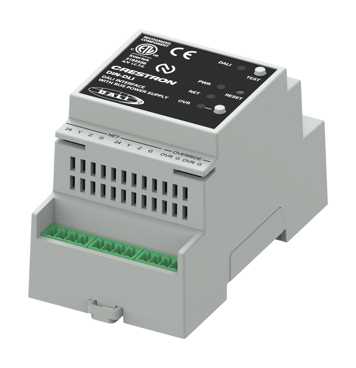 Crestron DIN-DLI – DALI Interface, DIN Rail Mount Crestron