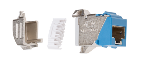 Crestron DM-CONN-ULTRA-RECP-XA-20 – 45-Degree Angled DigitalMedia Ultra Cable Connectors, 20 Pack Connectors Crestron