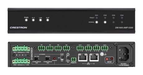 Crestron DM-NAX-AMP-X300 4-Channel 300W Amplifier Audio Amplifiers Crestron