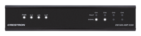 Crestron DM-NAX-AMP-X300 4-Channel 300W Amplifier Audio Amplifiers Crestron
