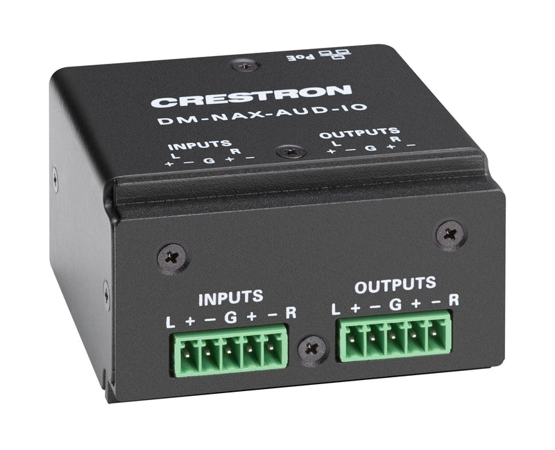 Crestron DM-NAX-AUD-IO DM NAX® Audio-over-IP Converter with Balanced/Unbalanced Line-Level Audio Input and Output