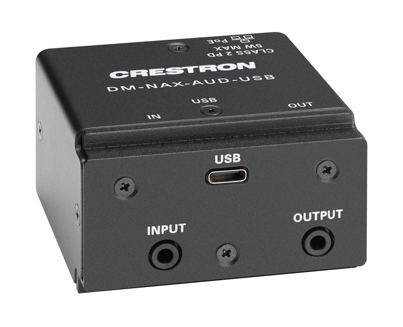 Crestron DM-NAX-AUD-USB DM NAX® Audio-over-IP Converter with USB-C® Audio Input and Output