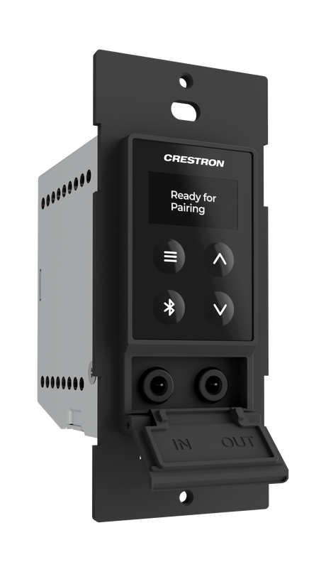 Crestron DM NAX Audio-over-IP Wall Plate with Bluetooth, 1-Gang Accessories Crestron