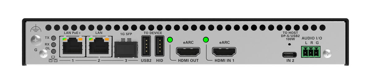 Crestron DM-NVX-370 – DM NVX 4K60 4:4:4 AV-over-IP Encoder/Decoder with HDMI & USB-C AV over IP Crestron