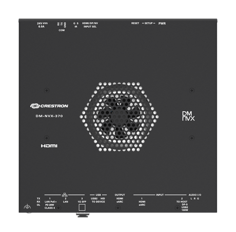 Crestron DM-NVX-370 – DM NVX 4K60 4:4:4 AV-over-IP Encoder/Decoder with HDMI & USB-C AV over IP Crestron