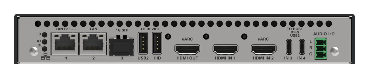 Crestron DM-NVX-384 5K 4x1 AV-over-IP Switcher with HDMI® and USB-C® Connectivity