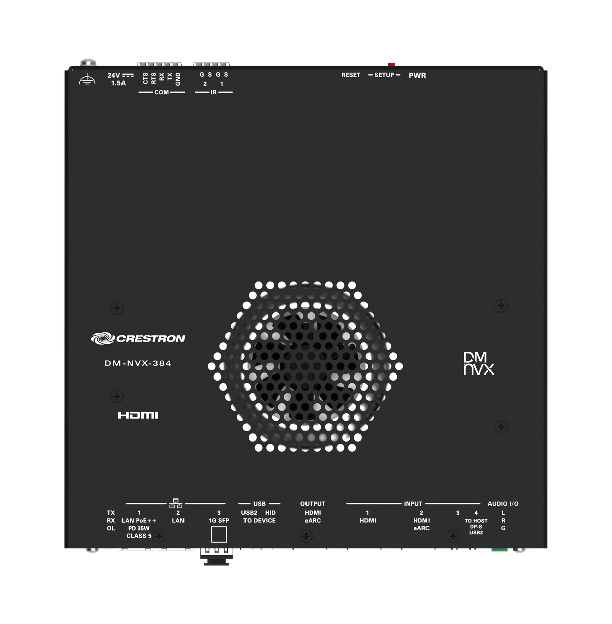 Crestron DM-NVX-384 5K 4x1 AV-over-IP Switcher with HDMI® and USB-C® Connectivity
