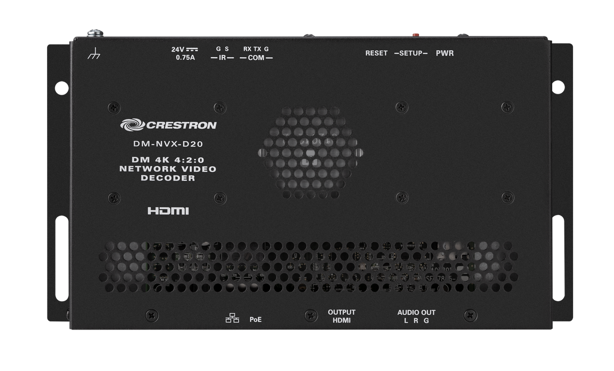 Crestron DM-NVX-D20 DM NVX® 4K60 4:2:0 Network AV Decoder