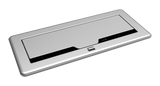Crestron FT2-1200-ELEC-PTL-AL – FlipTop FT2 1200 Cable Management, Electrical, Pass-Through Lid, Alloy Cable Management Crestron
