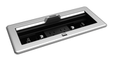 Crestron FT2-1200-ELEC-PTL-AL – FlipTop FT2 1200 Cable Management, Electrical, Pass-Through Lid, Alloy Cable Management Crestron