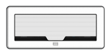 Crestron FT2-1200-ELEC-PTL-AL – FlipTop FT2 1200 Cable Management, Electrical, Pass-Through Lid, Alloy Cable Management Crestron
