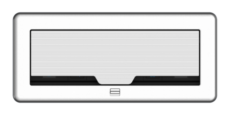 Crestron FT2-1200-ELEC-PTL-AL – FlipTop FT2 1200 Cable Management, Electrical, Pass-Through Lid, Alloy Cable Management Crestron