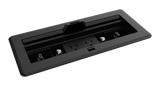 Crestron FT2-1200-ELEC-PTL-B – FlipTop FT2 Series Tabletop Cable Management, 1200 Size, Black Crestron