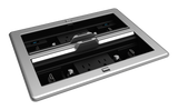 FlipTop FT2 Series Cable Management System, 1400, Electrical, Pass-Through Lid, Alloy Crestron