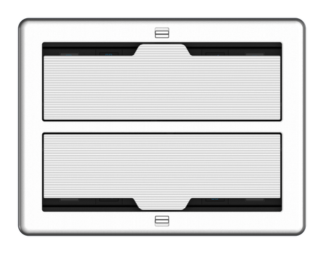 FlipTop FT2 Series Cable Management System, 1400, Electrical, Pass-Through Lid, Alloy Collaboration Furniture Crestron