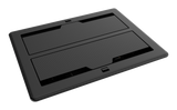 FlipTop FT2 Series Cable Management System, 1400, Mechanical, Pass-Through Lid, Black Crestron