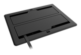 FlipTop FT2 Series Cable Management System, 1400, Mechanical, Pass-Through Lid, Black Crestron