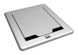 Crestron FT2-500-ELEC-PTL-AL – FlipTop FT2 Series Tabletop Cable Management, 500 Size, Alloy Crestron