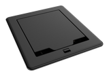 Crestron FT2-500-ELEC-PTL-B – FlipTop FT2 500 Series Table Box, Electrical, Pass-Through Lid, Black Cable Management Crestron