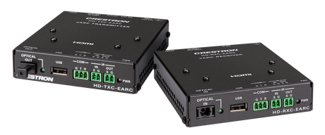 Crestron HD-EARC KIT – DM Essentials 4K60 4:4:4 eARC HDMI Transmitter/Receiver Kit over CATx Accessories Crestron