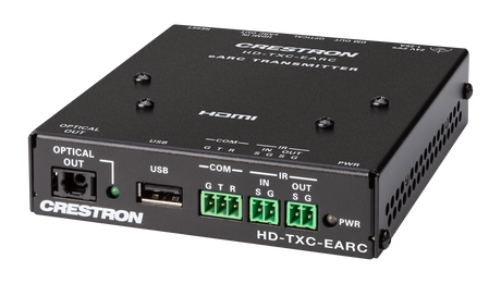 Crestron HD-EARC KIT – DM Essentials 4K60 4:4:4 eARC HDMI Transmitter/Receiver Kit over CATx Accessories Crestron