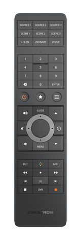 Crestron HR-310-B – Programmable Wireless Handheld Remote, Black Handheld Remote Crestron