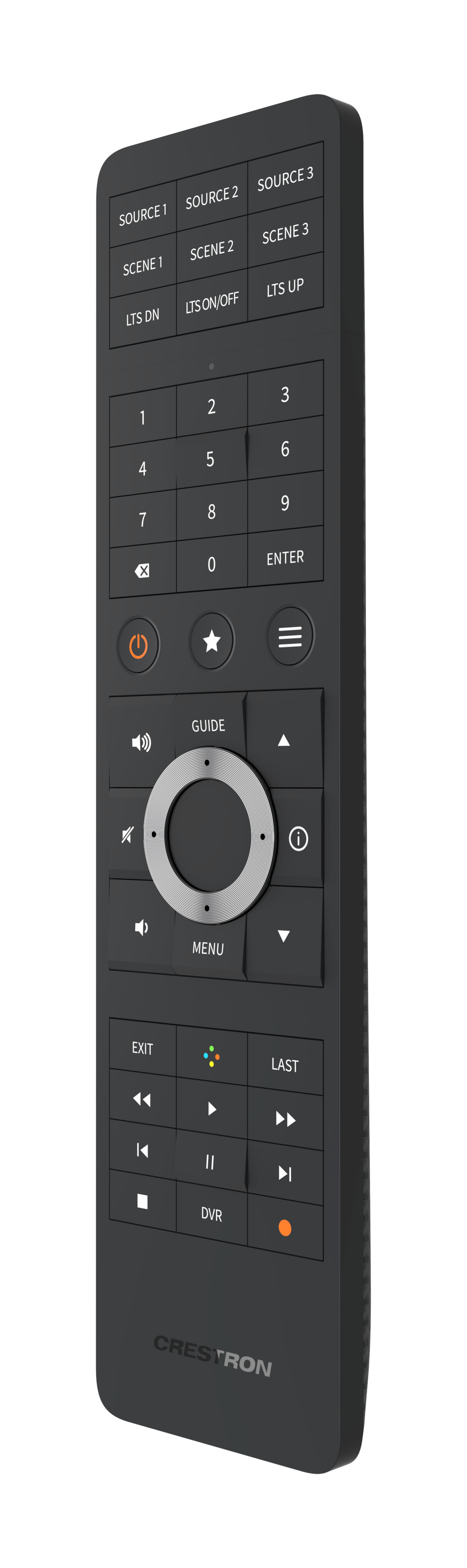 Crestron HR-310-B – Programmable Wireless Handheld Remote, Black Handheld Remote Crestron