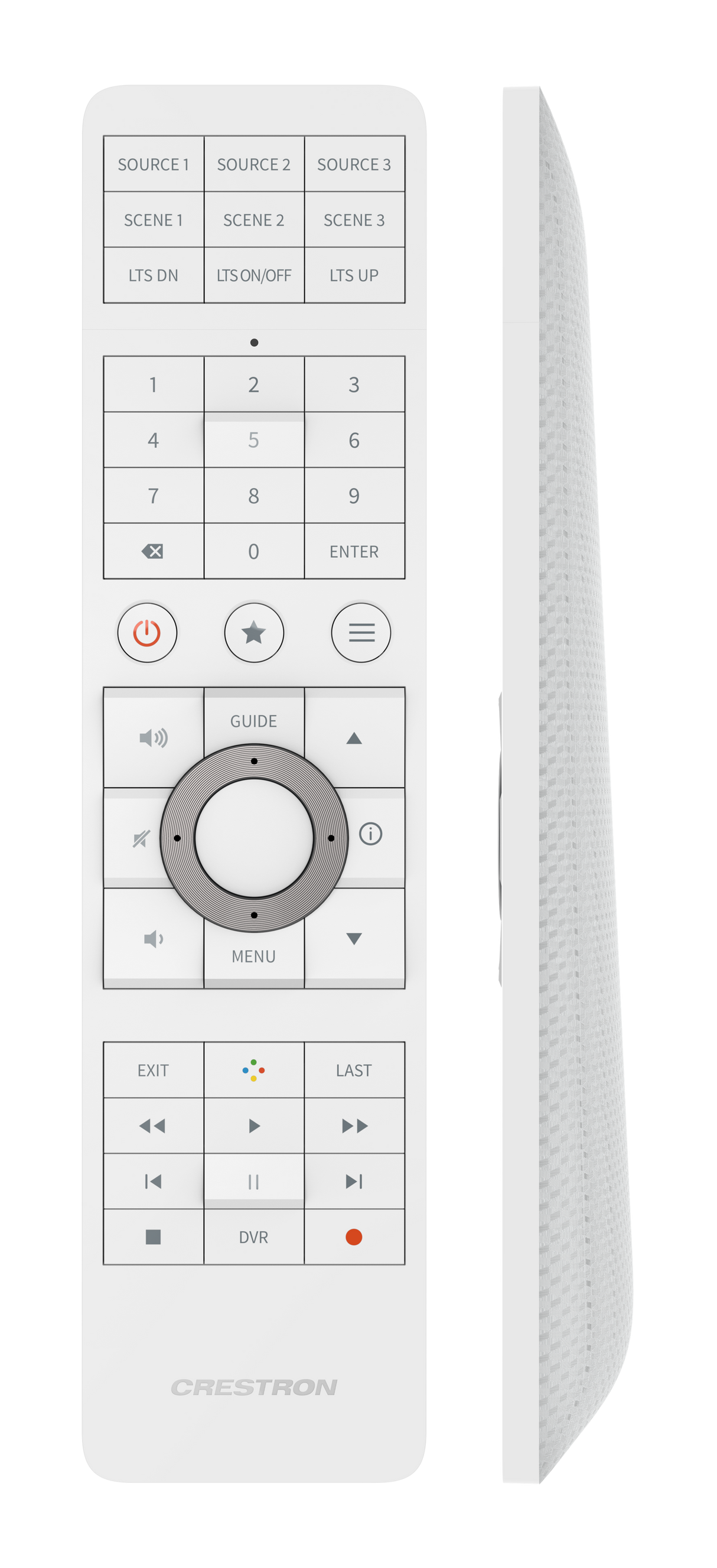 Crestron HR-310-W – Handheld Remote, US and Canada, White Handheld Remote Crestron