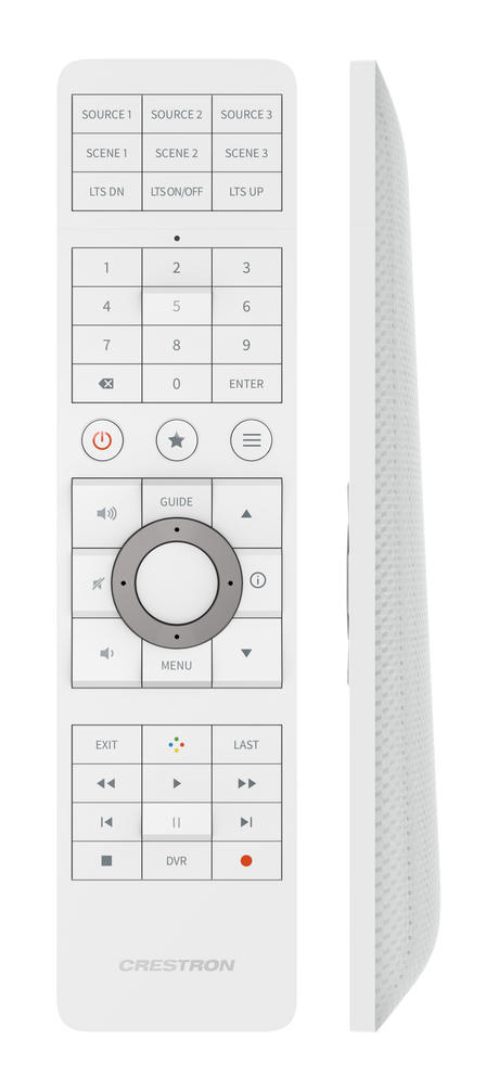 Crestron HR-310-W – Handheld Remote, US and Canada, White Handheld Remote Crestron