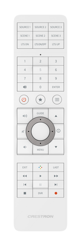Crestron HR-310-W – Handheld Remote, US and Canada, White Handheld Remote Crestron