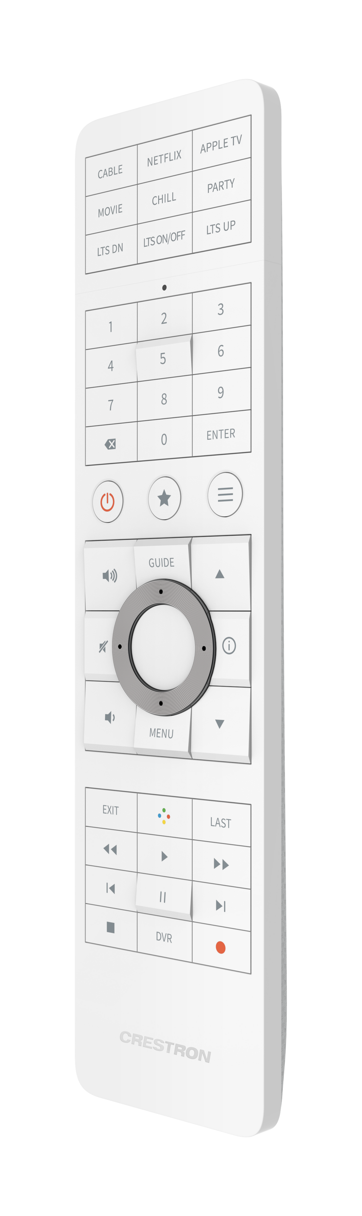Crestron HR-310-W – Handheld Remote, US and Canada, White Handheld Remote Crestron