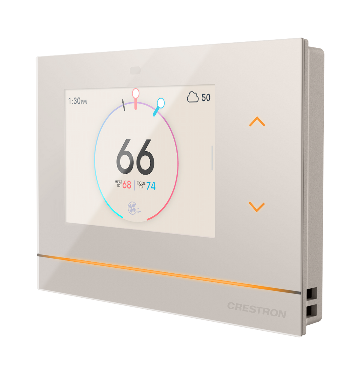 Crestron HZ-THSTAT-A – Horizon Wireless Thermostat, Almond Thermostats Crestron