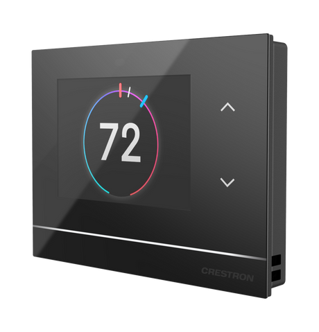 Crestron HZ-THSTAT-B – Horizon Thermostat, Black Smooth Thermostat Crestron