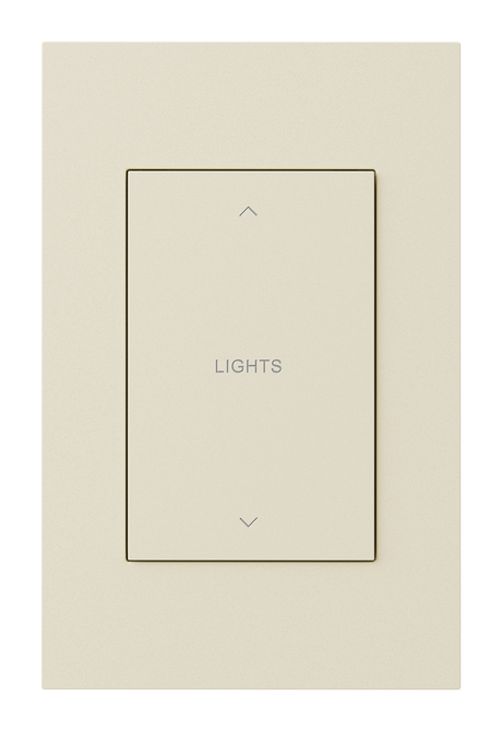 Crestron HZ2-AUX-A ENGRAVED – Horizon 2 In-Wall Multiway Remote, Custom Engraved, Almond Lighting Controls Crestron