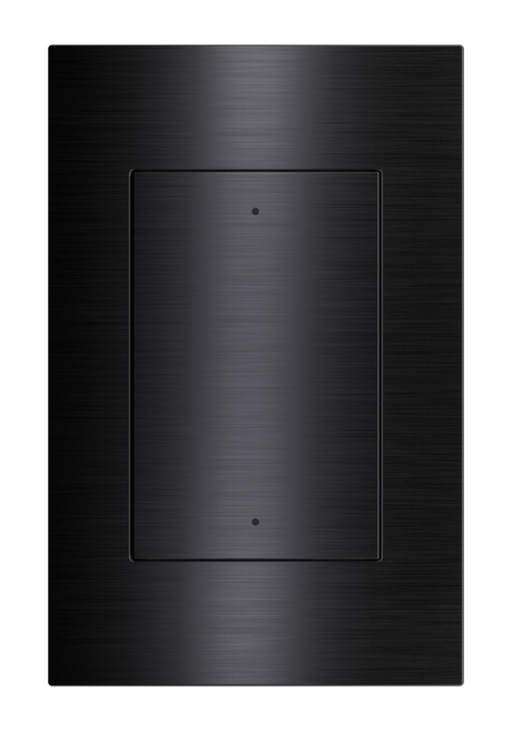 Crestron HZ2-AUX-BR-BLK – Horizon 2 In-Wall Multiway Remote, Standard Engraved, Brushed Black Lighting Controls Crestron