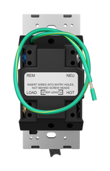 Crestron HZ2-DIMEX-BR-BLK – In-Wall Forward-Phase Dimmer, infiNET EX, 120 VAC, Brushed Black, Engraved Crestron