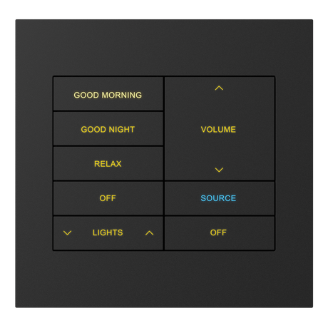Crestron HZ2-DIMUEX-W – Horizon 2 Universal Dimmer, infiNET EX, White, Engraved Remote Control Panels Crestron