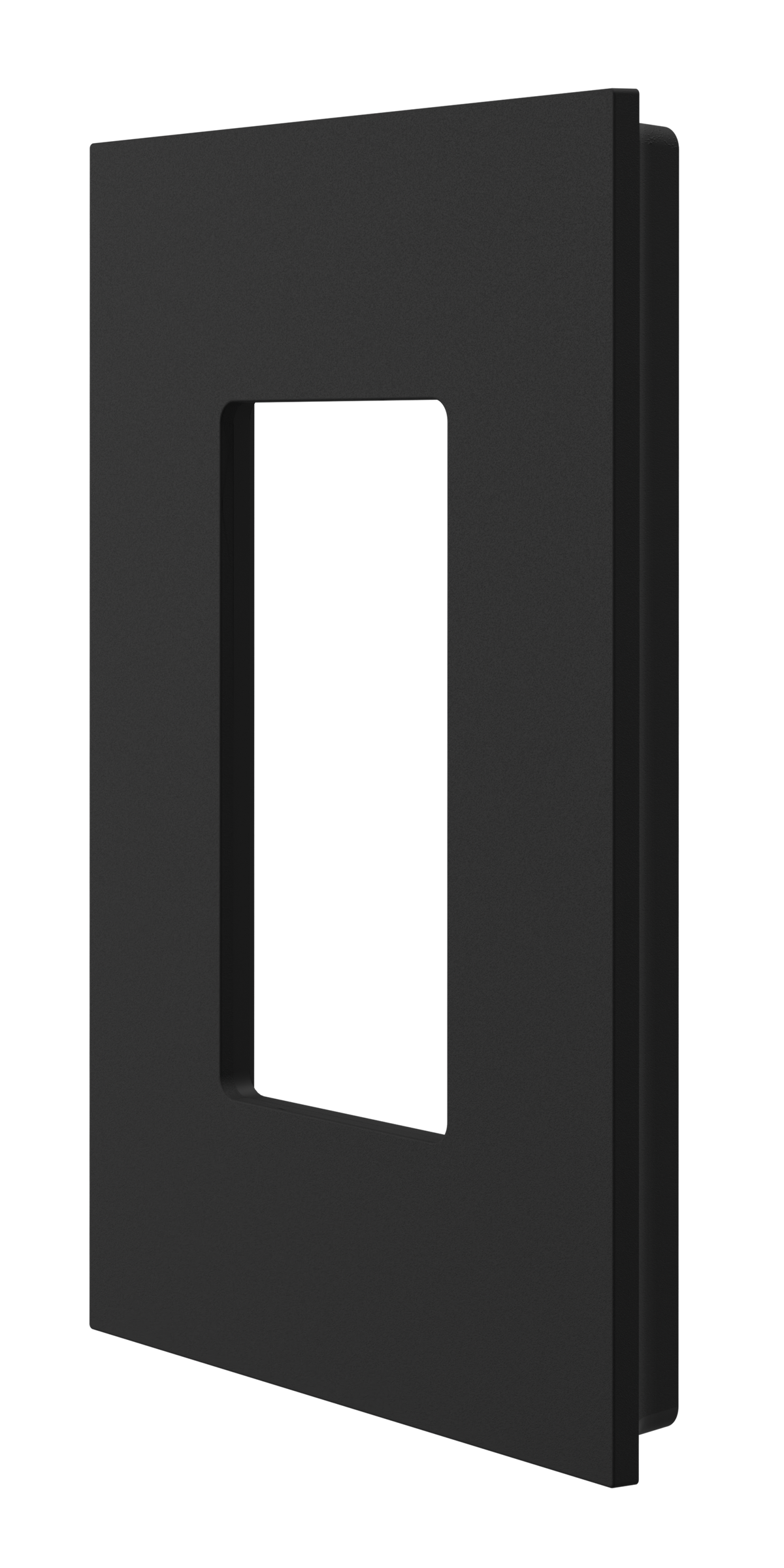 Crestron HZ2-FP-G1-D1-B – Horizon 2 Faceplate, 1-Gang, 1-Decorator, Black Lighting Controls Crestron