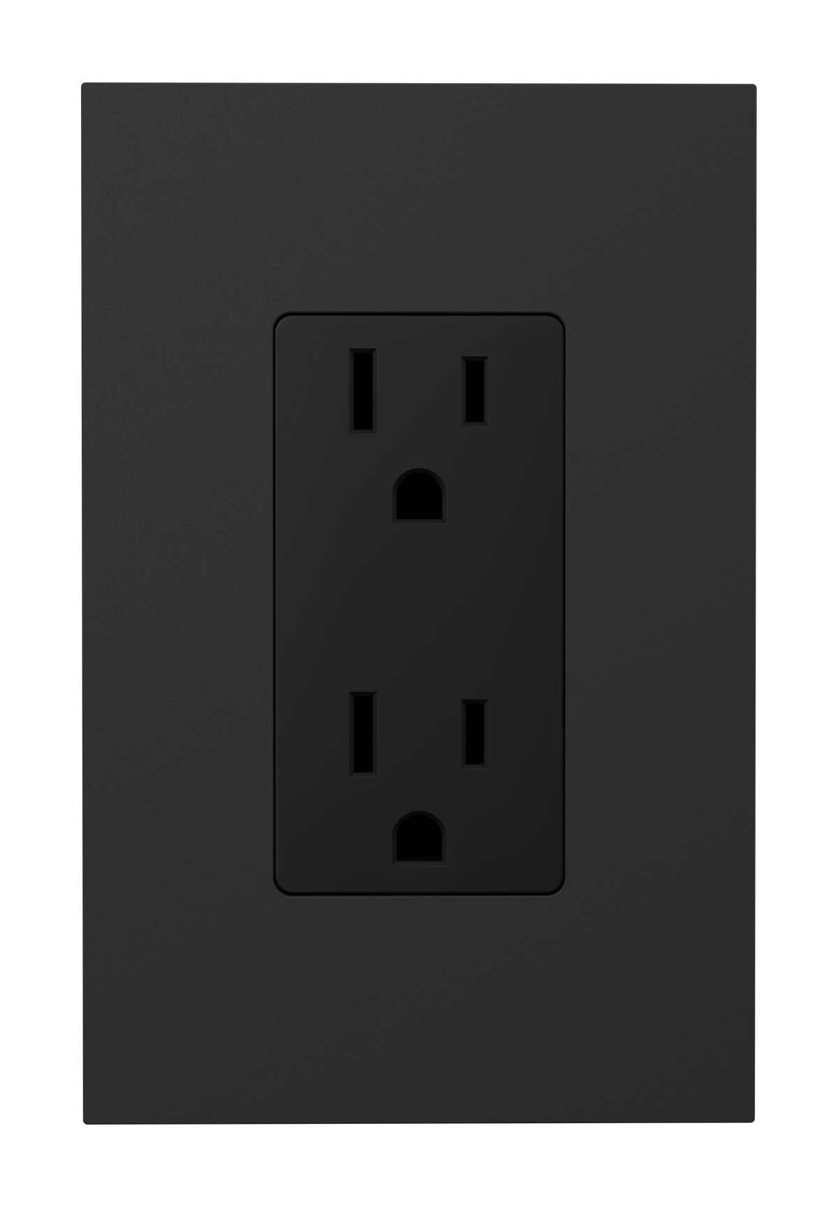 Crestron HZ2-FP-G1-D1-B – Horizon 2 Faceplate, 1-Gang, 1-Decorator, Black Lighting Controls Crestron
