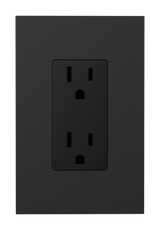 Crestron HZ2-FP-G1-D1-B – Horizon 2 Faceplate, 1-Gang, 1-Decorator, Black Lighting Controls Crestron