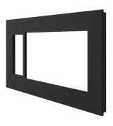 Crestron HZ2-FP-G4-D1-B – Horizon 2 Faceplate, 4-Gang, 1-Decorator, Black Lighting Controls Crestron