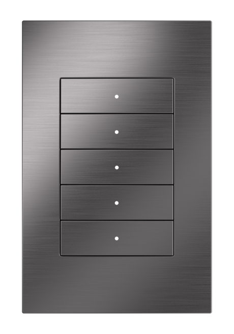 Crestron HZ2-KPEX-DRK-BRZ – In-Wall Keypad, Dark Bronze, Engraved Lighting Controls Crestron