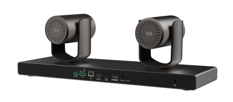 Crestron IV-CAM-I12D-B Crestron 1 Beyond i12D Intelligent 4K Dual Camera Speaker Tracking Solution, 12x Optical Zoom, Moon Gray 1 Beyond Crestron