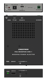 Crestron PSU-MIDSPAN-USB-1 – Single Channel Midspan USB Power Injector AV Control Systems Crestron