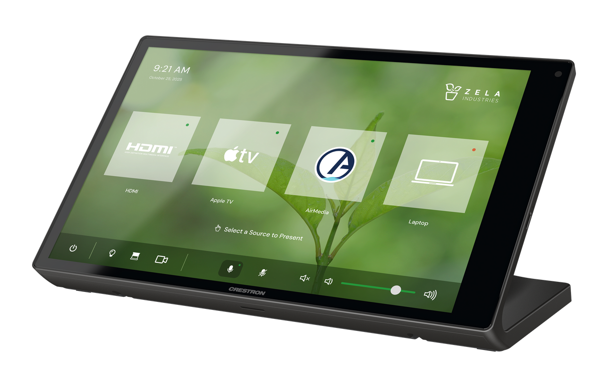 Crestron TS-1080-B – 10.1 in. Tabletop Touch Screen, Black [Pre-Order] Crestron