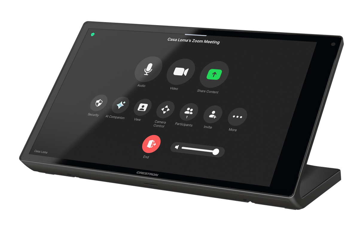 Crestron TS-1080-GV-B – 10.1 in. Tabletop Touch Screen, Government Version [Pre-Order] Crestron